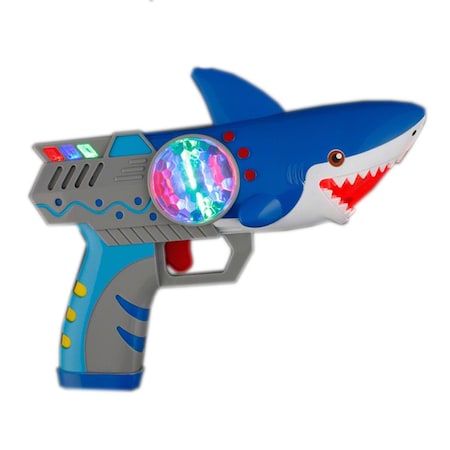 Endless Games Light Up Spinning Shark Prism Gun No Sound EN2798937
